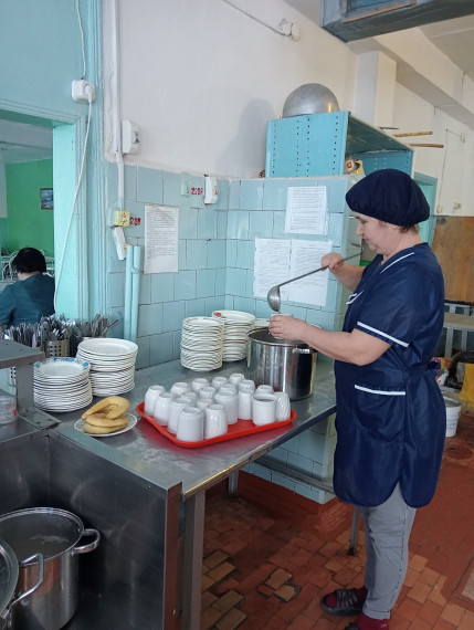 Плановое посещение столовой.