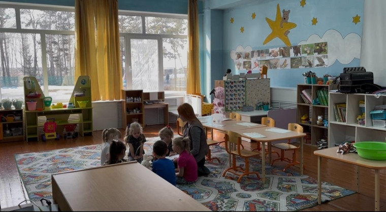 Открытые занятия у дошколят.